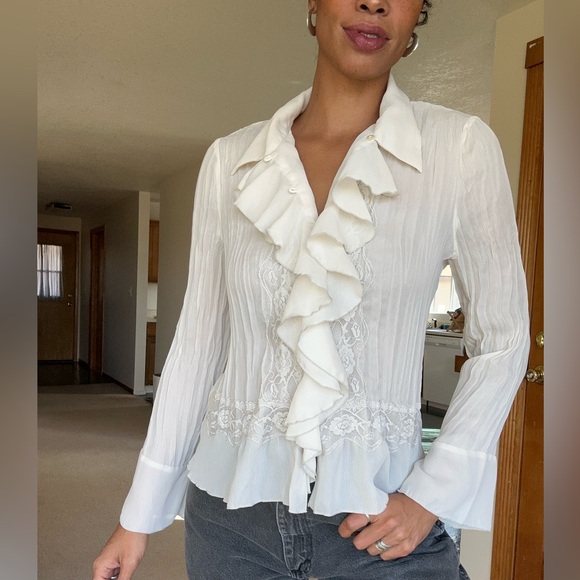 Ruffled peasant blouse - Picture 4 of 7